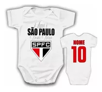 Body Bebê Personalizado Do São Paulo Com Nome