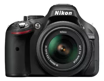  Nikon Kit D5200 + Lente 18-55mm Vr Dslr Color  Negro