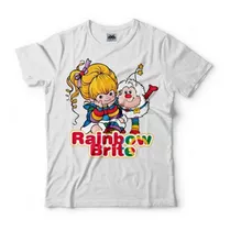 Remera Rainbow Brite Frutillitas Con Glitter Calidad Premium