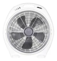 Ventilador De Piso Axel Ax-tv16 Turbo Blanco Con 5 Palas Color  Gris, 16  De Diámetro 220 v