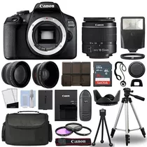 Camara Canon 2000d / Rebel T7 Slr+ 3 Lens Kit 18-55mm