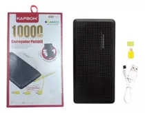 Carregador Portátil Bateria Externa Power Bank 10000mah Leve