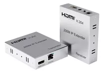 Adaptador Extension Hdmi Con Cable Utp Hasta 200m Tx + Rx
