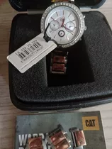 Reloj Caterpillar Mujer Edición Exclusiva Con Cristales Swar