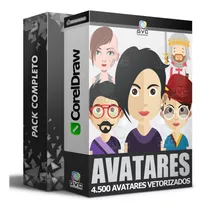 Pack 4.500 Avatares Personagens Vetorizados Premium