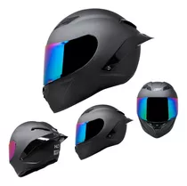 Casco Para Moto Kov Kc1 Deportivo Color Fibra De Carbono Mica Iridium Talla L (59-60 Cm)