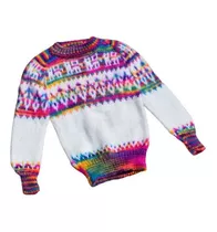 Sweater O Buzo De Lana De Alpaca Norteño Unisex -bebe Y Niño
