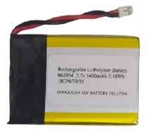 Bateria Fone Edifier W806bt W800bt 1400mah 3,7v 2 Fios