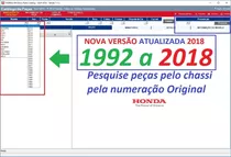 Catálogo Eletrônico De Peças Honda Brasil 04/2018 Completo