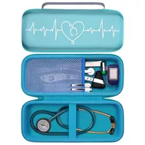 Estuche Para Estetoscopio E Instrumental Medico/enf Aqua