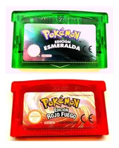 Juegos Pokemon Compatible Gameboy Advance X2 Esmerald Y Rojo