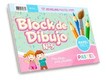 Block De Dibujo N° 5 Pastel X 20 H. Rapel Pack Igneo Color Pasteles Surtido