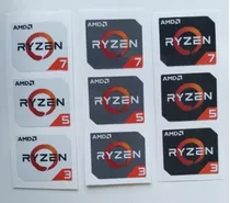 Adesivos Selos Ryzen 3, Ryzen 5,  Ryzen 7