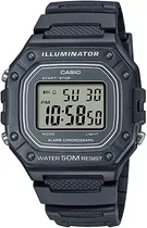 Reloj Casio W-218h-8av Digital Clasico Retro Gris Original 