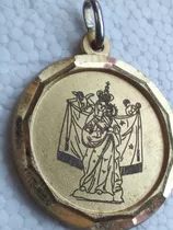 Medalla Virgen Maria Sma Reina De Los Martires Metal 3,3 Cm