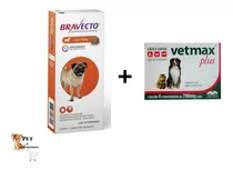 Bravecto De 4,5 A 10 Kg + Vermífugo Vetmax Plus 4 Comprimido