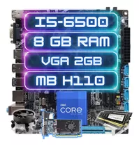 Kit Upgrade Intel I5 6500 + Mb H110 + Ddr4 8gb + Gforce 2gb