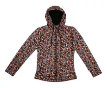 Campera Roxy Mujer Retro Floral Printed(neg) - Wetting Day