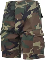 Pantalón Bermuda Tactical Cargo Short Woodland