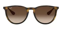 Anteojos De Sol Ray-ban Erika Rubber Havana Brown Gradient