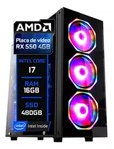 Pc Gamer Intel Core I7 16gb Rx 550 4gb Ssd 480gb