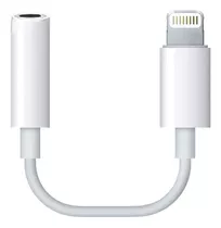 Adaptador Aux3.5mm A Salida Compatible Con iPhone Color Blanco