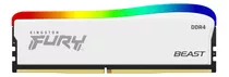 Memoria Ram Kingston Fury Beast White Rgb Se Ddr4 16gb 3200m