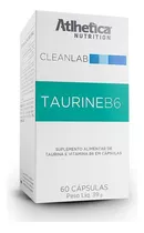 Cleanlab Taurine B6 Taurina E Vitamina - 60 Caps - Atlhetica