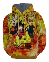 Buzo 3d Dragon Ball Z Anime Buso Saco Ropa Unisex