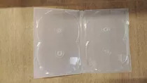 100 Un De Estojo Capa Box Para 4 Dvd | Pack Transparente