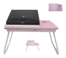 Suporte Multifuncional Notebook Cadeira Home Office Rosa