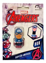 Pen Drive Avengers Marvel Capitão América 8gb - Multilaser