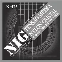 Cordas Violão Clássico Nylon Tensão Média C Bolinha Nig N475