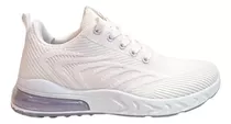 Zapatillas Deportivas Camara De Aire Blancas Mujer Wake 174