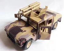 Hummer Militar Camioneta Desierto 21cm Escala: 1/24 Guerra