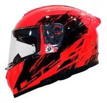 Casco Ls2 Ff390 Breaker Swat Naranja Negro Fluor/ Ecer22-05