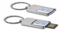 Kit 100 Uni. Pen-drive Chaveiro Pequeno Personalizado 8gb