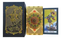 Baralho Tarô Dourado Gold Tarot 78 Cartas Mandala Caixa Luxo