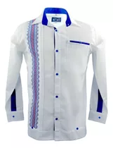 Guayabera Bordada Lino, 100% Yucateca ¡somos Fabricantes! 