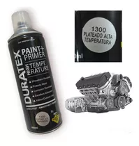 Pintura Spray Alta Temperatura Plata 1000grados 400ml Durate