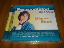 Cd+dvd Miguel Bose / Personalidad - Exitos (nuevo Y Sellado)