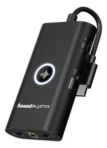 Placa De Som - Sound Blaster G3 - Portatil Usb-c Para Consol