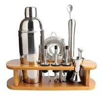 Juego De Coctelera Set Kit Barman Acero Inoxidable 16 Piezas