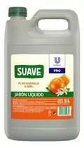 Jabon Liquido Para Manos Suave 5 Litros Miel Y Naranja