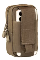 Funda Pouch Porta Celular Sistema Molle Rescue Coyote