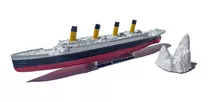 Miniatura Navio Rms Titanic 30 Cm + Iceberg + Suporte