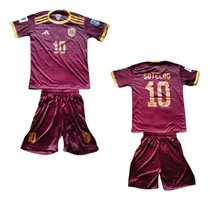 Uniforme P/ Niños La Vinotinto Venezuela Blanco Y Vinotinto.