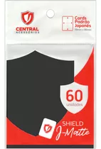 Sleeves Yugioh Shield Small 60 Protetores Central Cinza