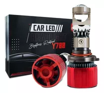 Kit Turbo Foco Led Lupa Auto H7 30.000 Lúmenes Luz Blanca