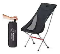 Silla Plegable Camping Naturehike Yl06 Color Negro